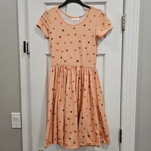 Dot Dot Smile Cap Sleeve Polka Dot Fall Dress sz 11